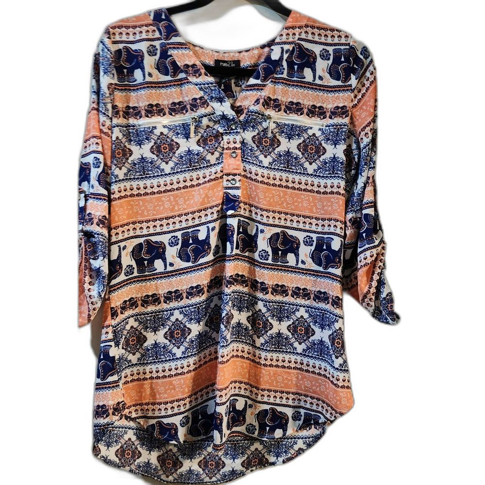 Rue 21 size medium elephant design top